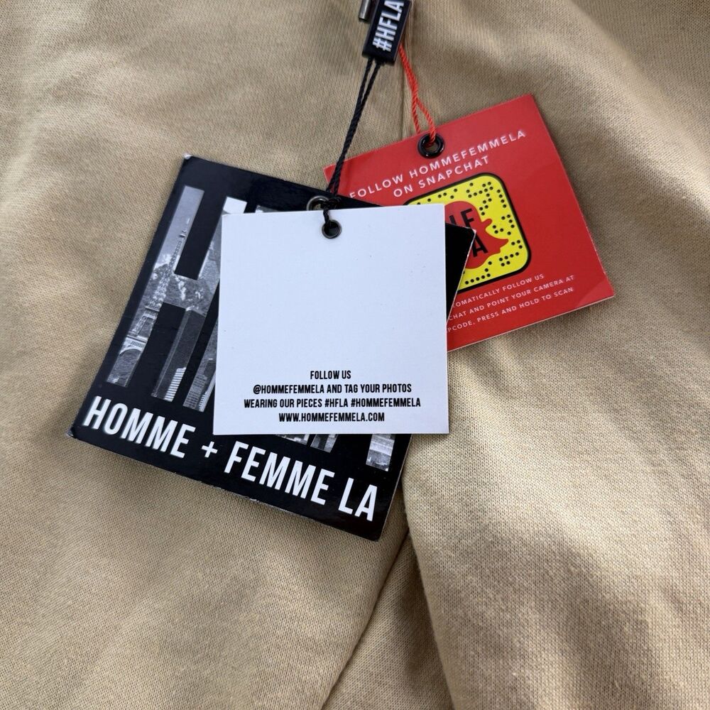 HOMME + FEMME Essentials jogger pants Size Large NWT Mens - Picture 3 of 10
